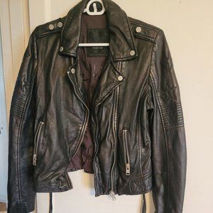 Mauritius - Leather Jacket - Black